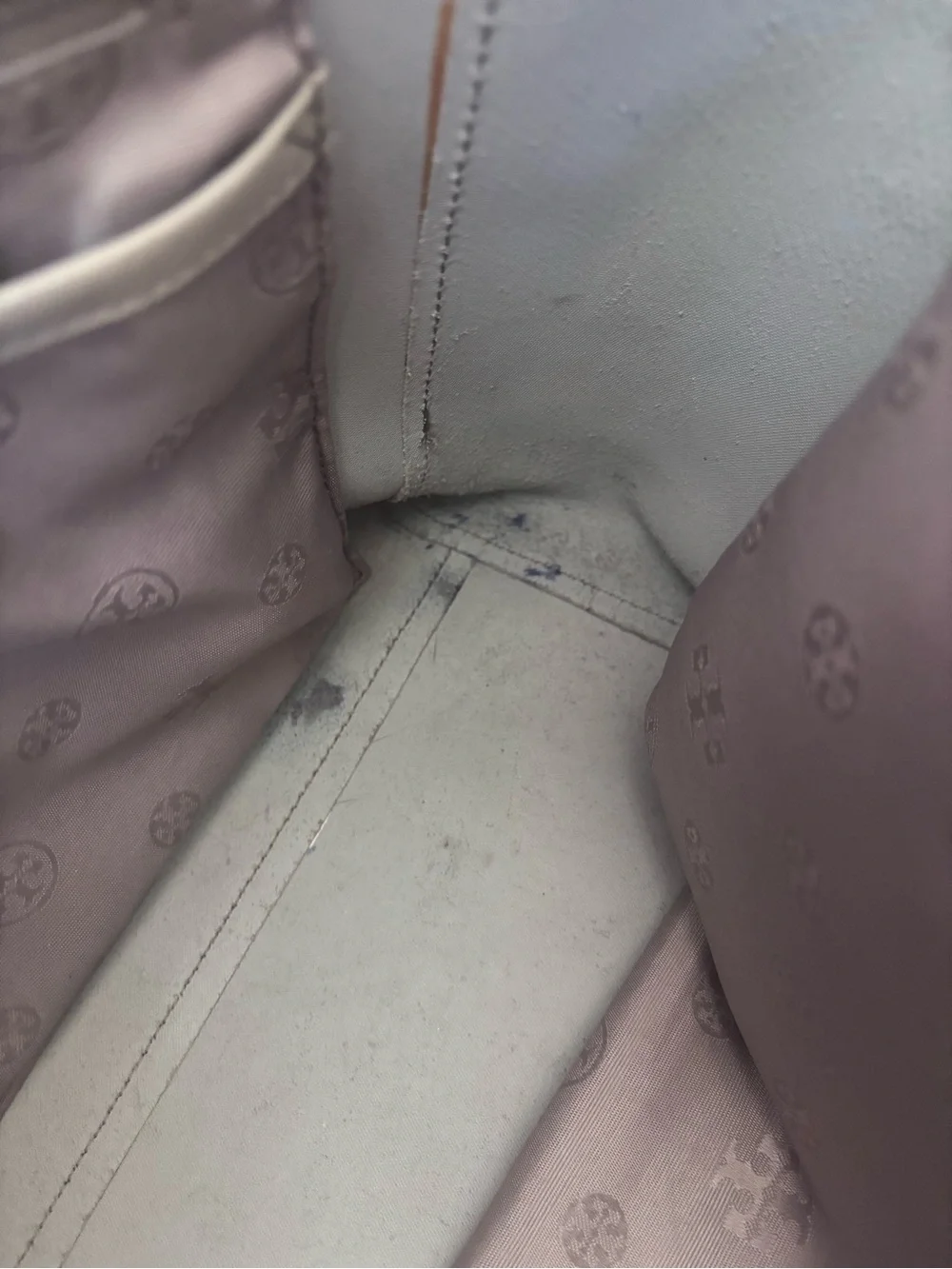 Tory Burch Taupe/Gray Computer bag